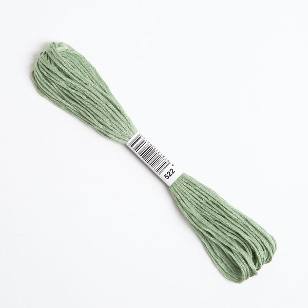 Thyme Green Embroidery Thread Floss 522 - Wool Couture