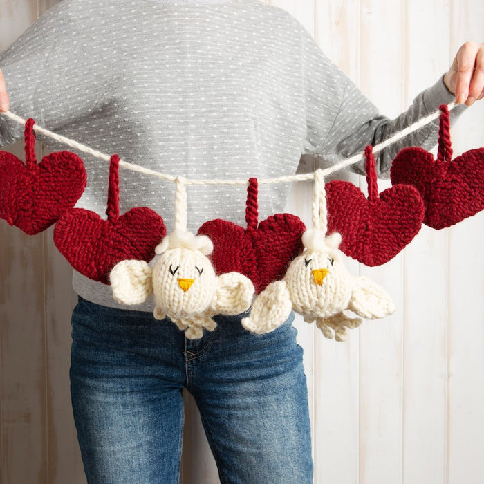 Valentine's Garland Knitting Kit - Wool Couture