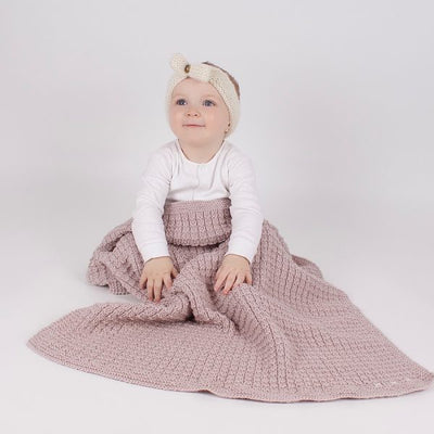Waffle Baby Blanket Knitting Kit