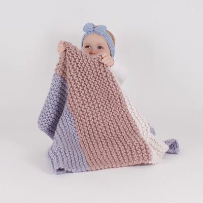 Zoe Baby Blanket Knitting Kit - Wool Couture
