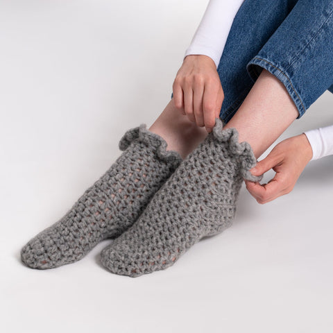Socks and Slipper Crochet Kits - Wool Couture