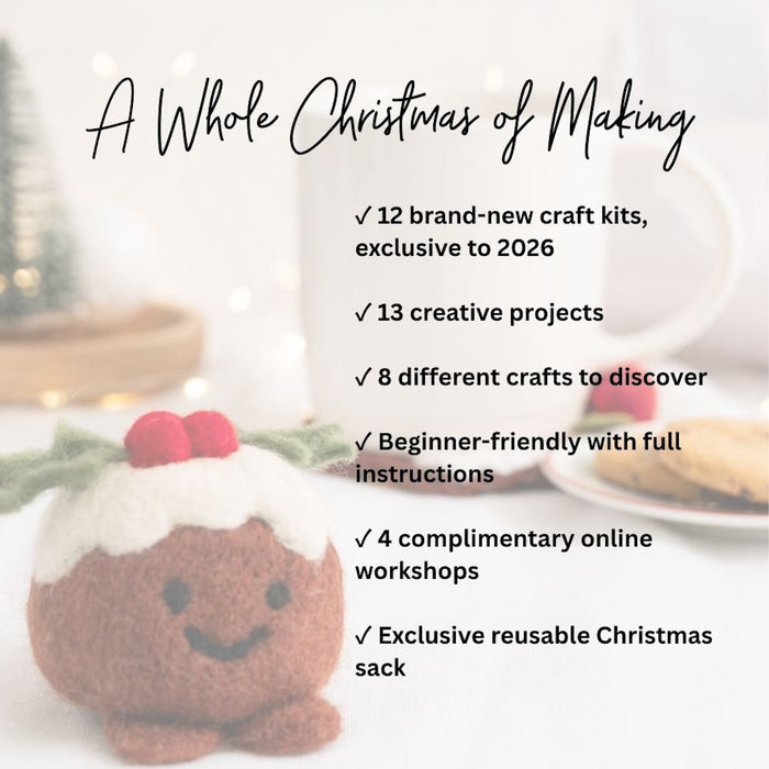 2026 Craft Kit Advent Calendar – 12 Craft Kits - Wool Couture