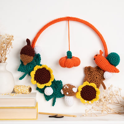 Autumn Harvest Wreath Crochet Kit