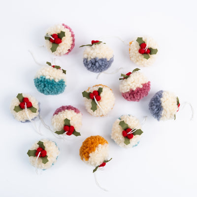 Christmas Pudding Bauble Making Kit – Makes 12