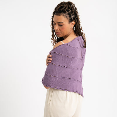 Easy Striped Shawl Knitting Kit