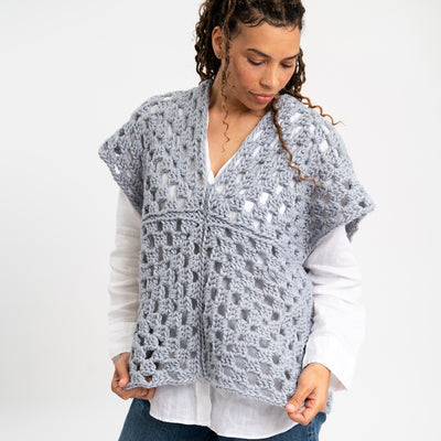 Granny Square Tank Top Crochet Kit