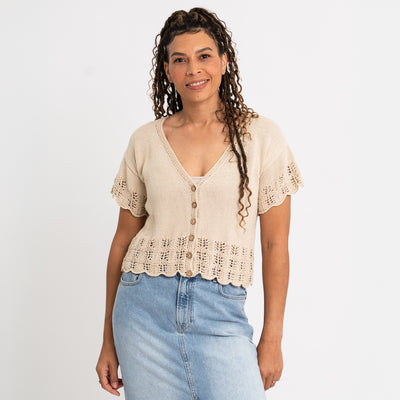 Lacy Top Knitting Kit