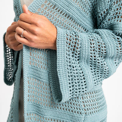 Amelia Cardigan Easy Crochet Kit