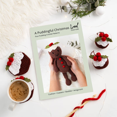 A Puddingful Christmas Crochet Pattern Booklet - Wool Couture