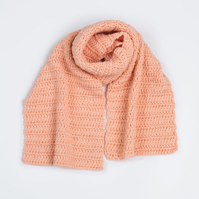 Absolute Beginner Crochet Scarf Kit | FREE Workshop Included - Wool Couture