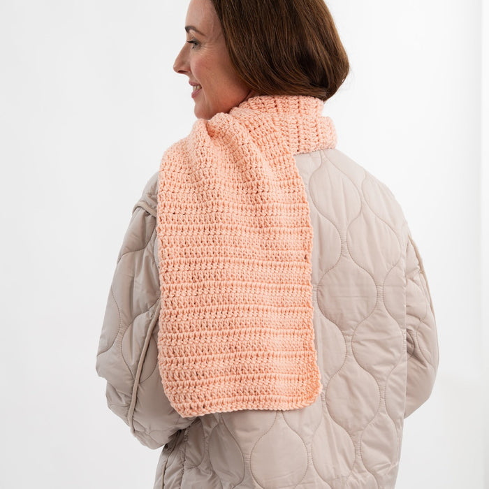 Absolute Beginner Crochet Scarf Kit | FREE Workshop Included - Wool Couture