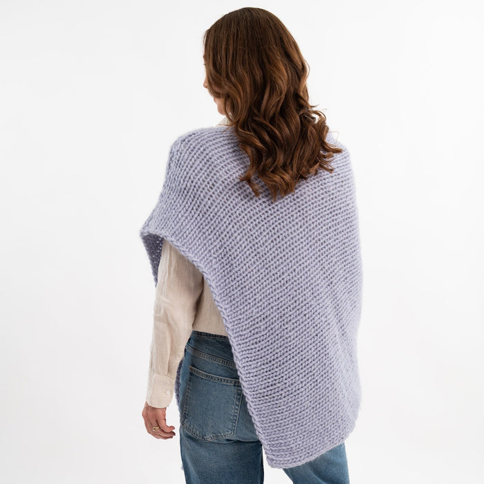 Absolute Beginner Poncho Knitting Kit | FREE Beginner Workshop Included - Wool Couture