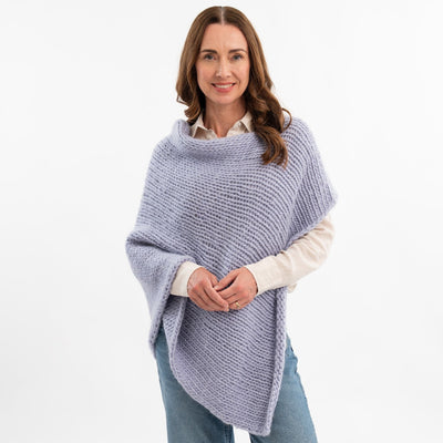 Absolute Beginner Poncho Knitting Kit | FREE Beginner Workshop Included - Wool Couture