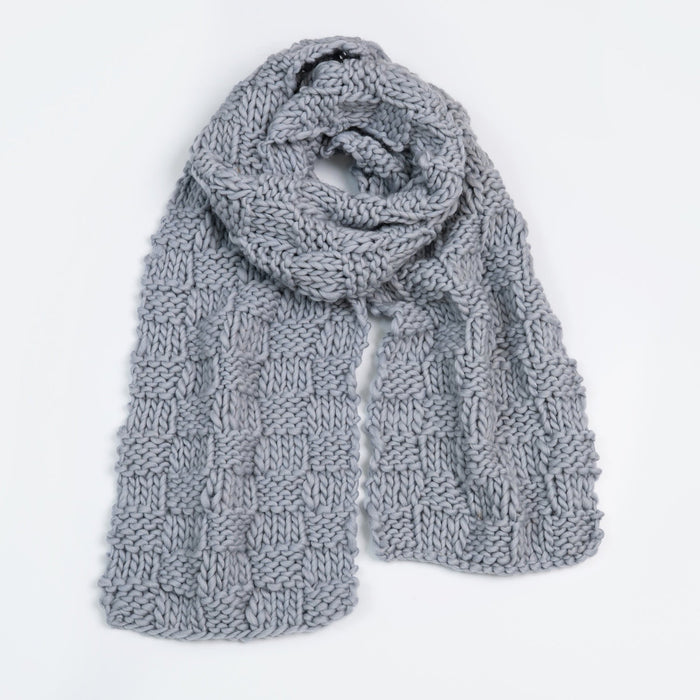 Absolute Beginners Scarf Knitting Kit | FREE Beginner Workshop Included - Wool Couture