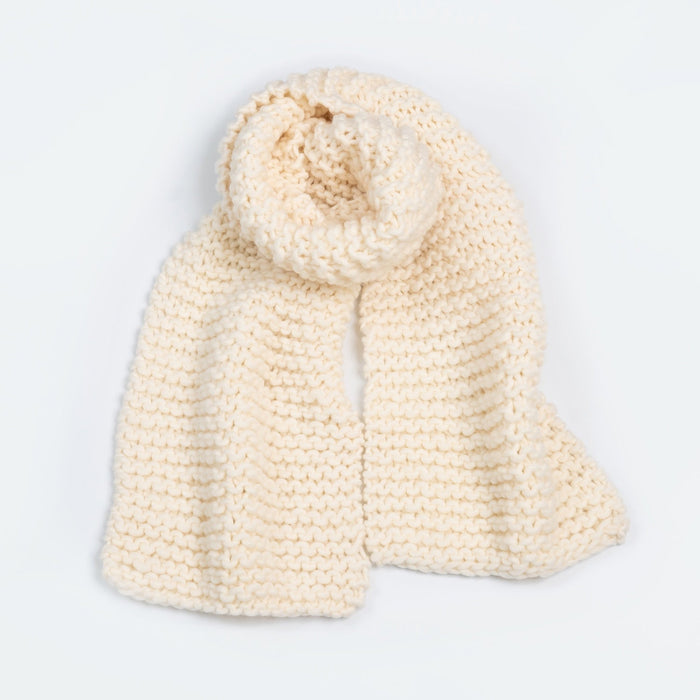 Absolute Beginners Scarf Knitting Kit | FREE Beginner Workshop Included - Wool Couture