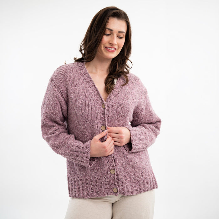 All Seasons Easy Cardigan Knitting Kit - Wool Couture