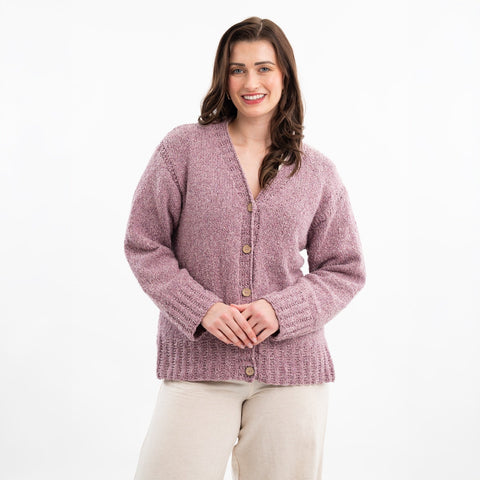 All Seasons Easy Cardigan Knitting Kit - Wool Couture