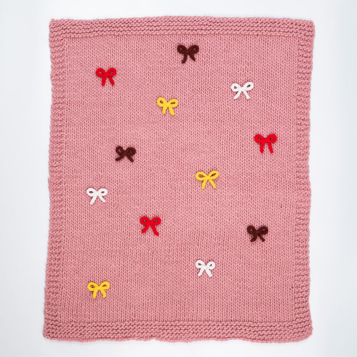 All Wrapped Up Beginner Blanket Knitting Kit - Wool Couture