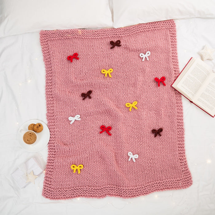 All Wrapped Up Beginner Blanket Knitting Kit - Wool Couture