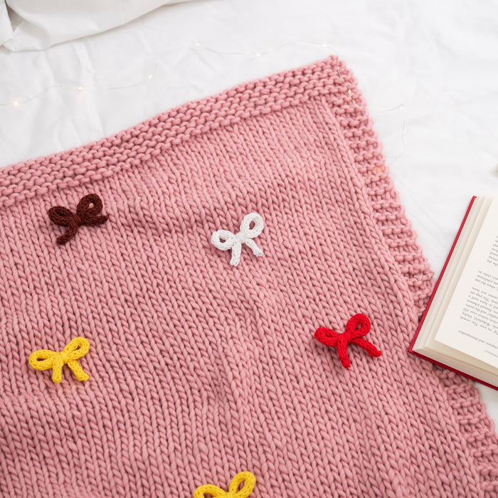 All Wrapped Up Beginner Blanket Knitting Kit - Wool Couture