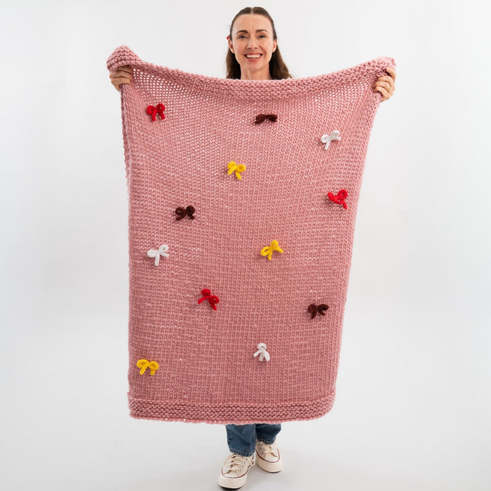 All Wrapped Up Beginner Blanket Knitting Kit | FREE Beginner Workshop Included - Wool Couture