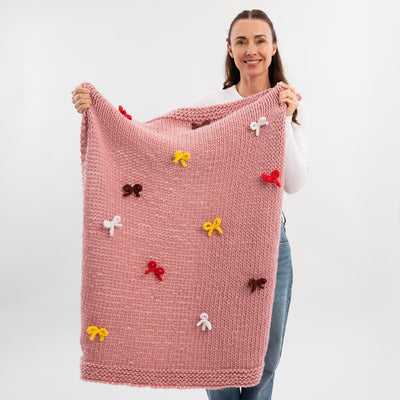 All Wrapped Up Beginner Blanket Knitting Kit | FREE Beginner Workshop Included - Wool Couture
