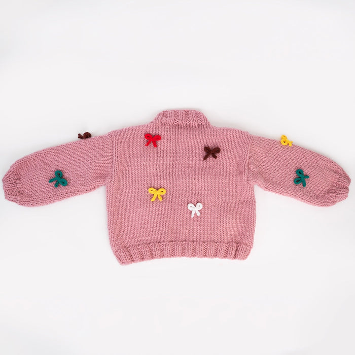 All Wrapped Up Bow Jumper Knitting Kit - Wool Couture
