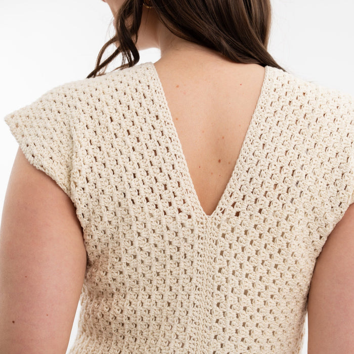 Amalfi Cotton Top Easy Crochet Kit - Wool Couture