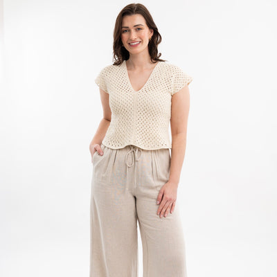Amalfi Cotton Top Easy Crochet Kit - Wool Couture