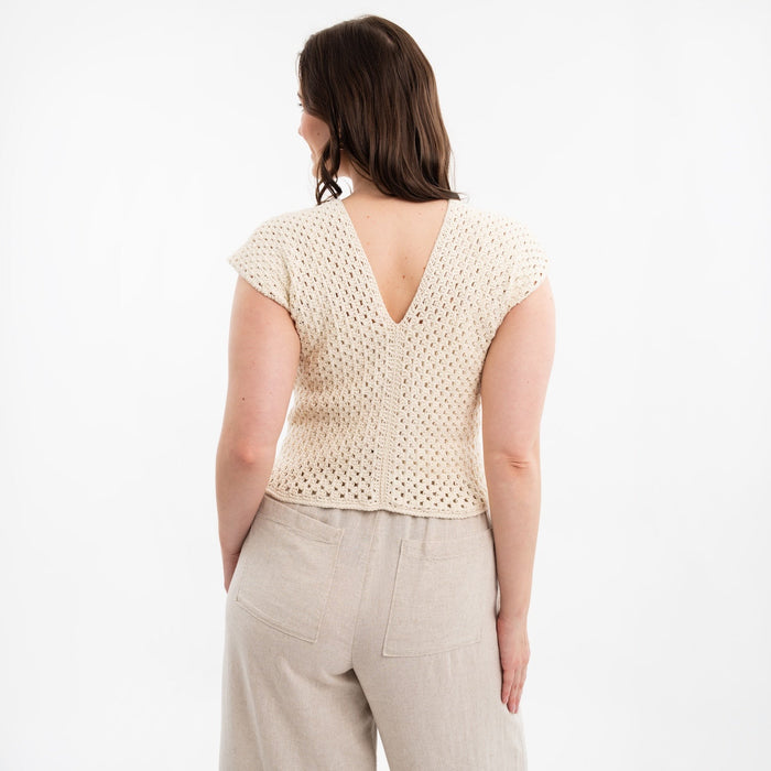 Amalfi Cotton Top Easy Crochet Kit - Wool Couture