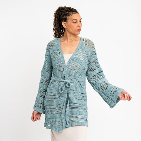 Amelia Cardigan Easy Crochet Kit - Wool Couture
