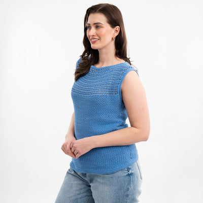 Anna Summer Top Crochet Kit - Wool Couture