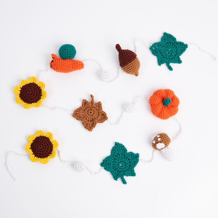 Autumn Harvest Garland Crochet Kit - Wool Couture
