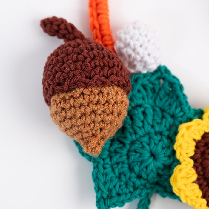 Autumn Harvest Wreath Crochet Kit - Wool Couture