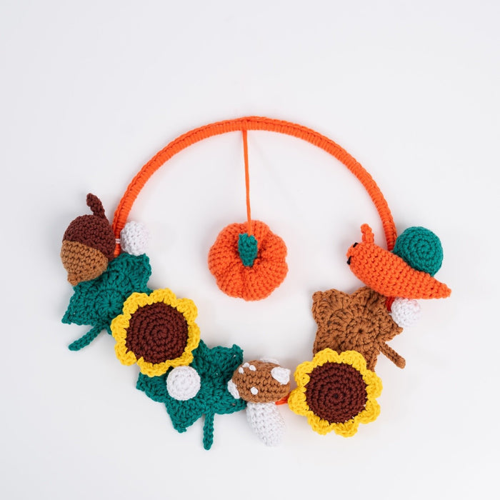 Autumn Harvest Wreath Crochet Kit - Wool Couture