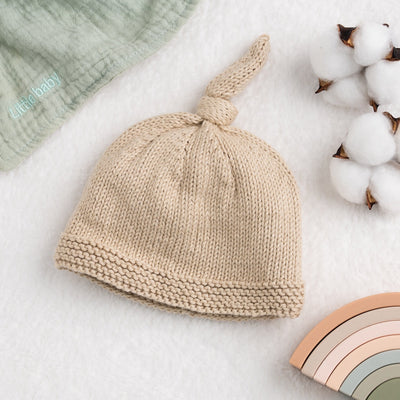 Baby Cotton Hat Knitting Kit - Wool Couture