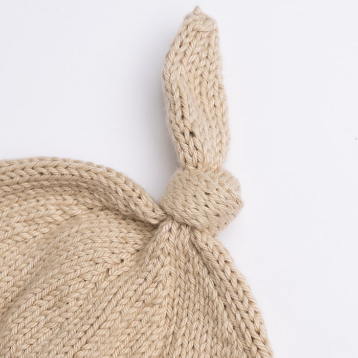 Baby Cotton Hat Knitting Kit - Wool Couture