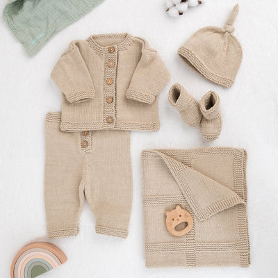 Baby Cotton Hat Knitting Kit - Wool Couture