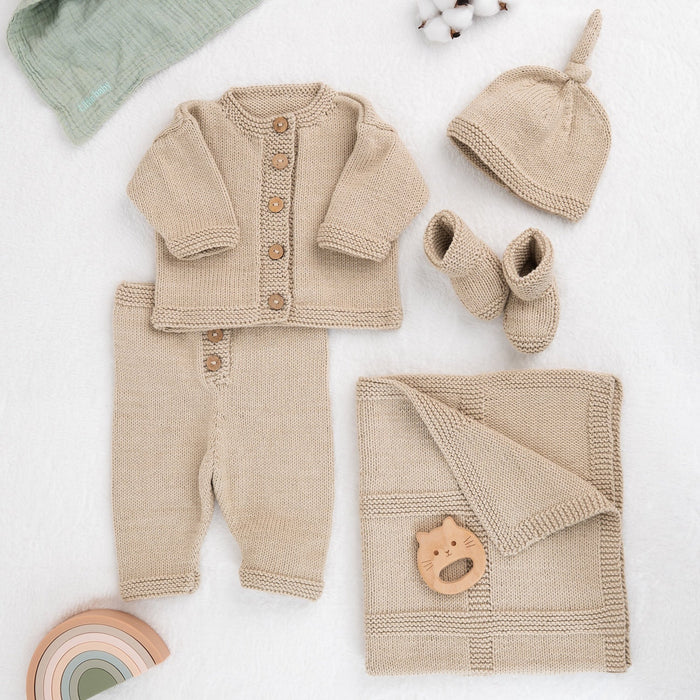 Baby Cotton Hat Knitting Kit - Wool Couture