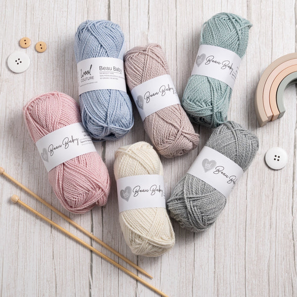 Beau Baby Yarn Bundle - 5 balls - Wool Couture