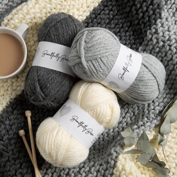 Beautifully Basic Chunky Yarn - 3 Balls - Wool Couture