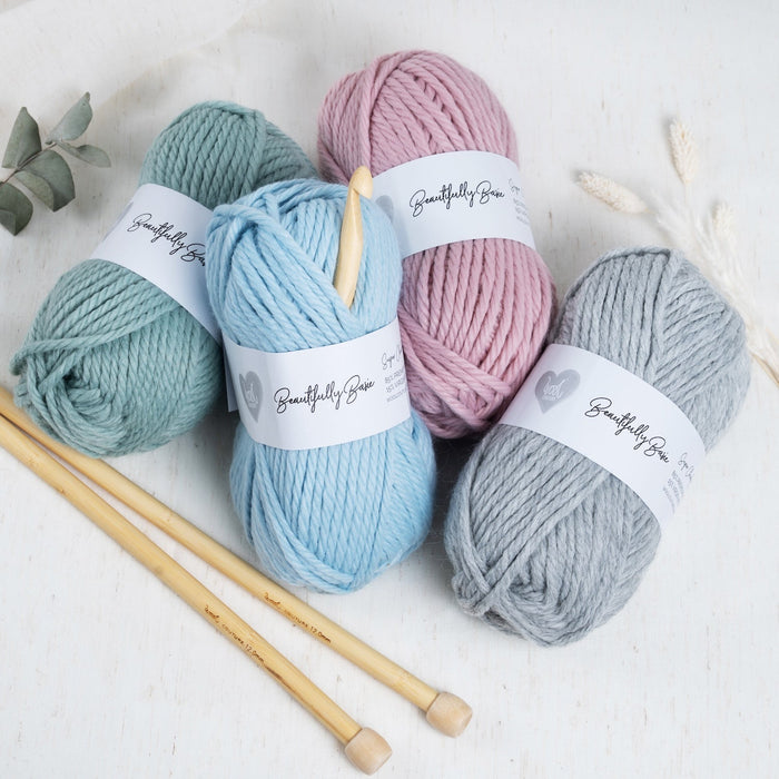 Beautifully Basic Yarn Bundle - 5 Balls - Wool Couture