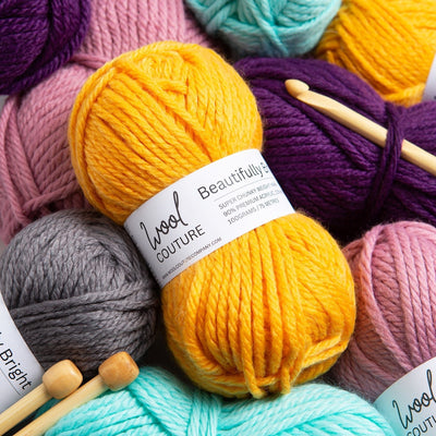 Beautifully Bright Chunky Yarn - 3 Balls 10% DISCOUNT - Wool Couture