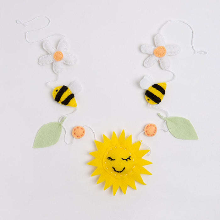 Bee Garland Felt Craft Kit - Wool Couture