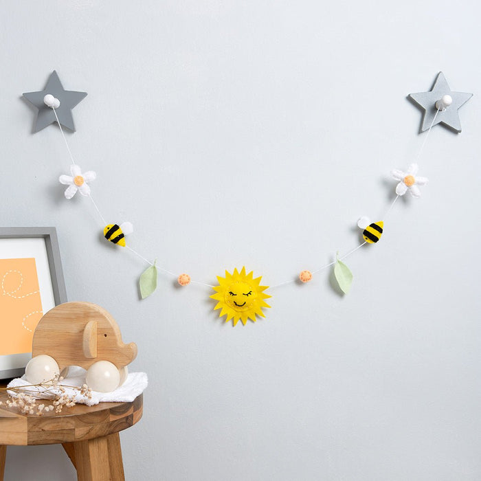 Bee Garland Felt Craft Kit - Wool Couture