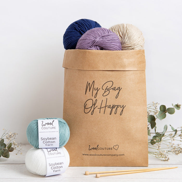 Beginner Cardigan Knitting Kit - Wool Couture