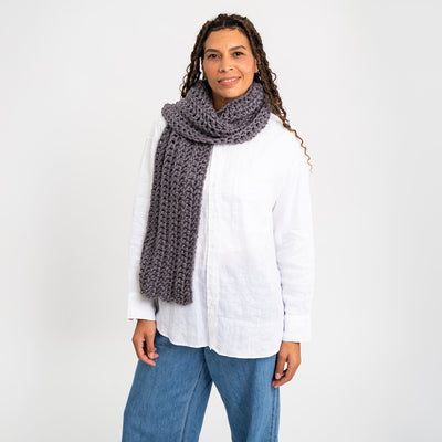 Beginner Scarf Crochet Kit - Wool Couture