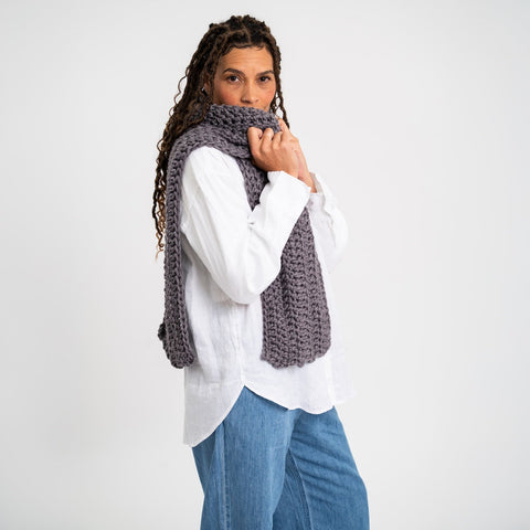 Beginner Scarf Crochet Kit - Wool Couture