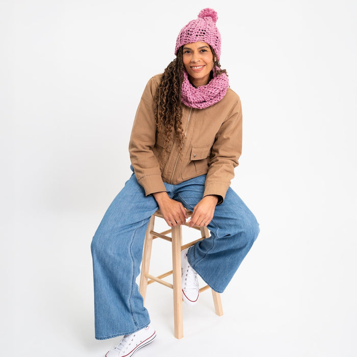 Beginners Beanie Hat Crochet Kit - Wool Couture