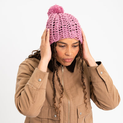 Beginners Beanie Hat Crochet Kit - Wool Couture